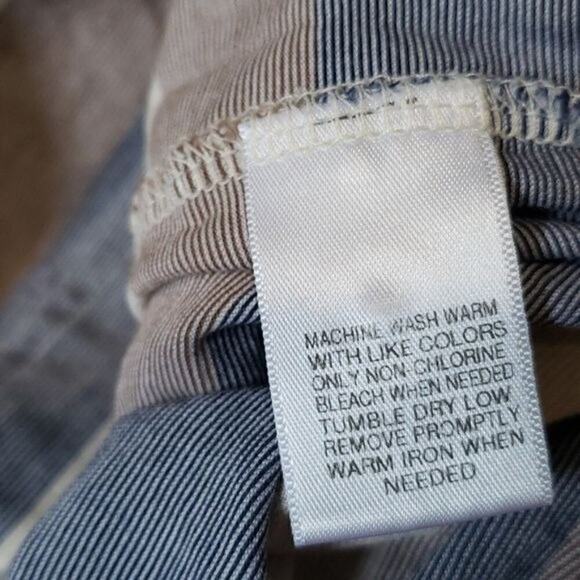 Daniel Cremieux Signature Pima Cotton Stripe Short Sleeve Polo Shirt Large L - Picture 4 of 5